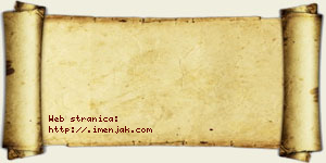 Andjelina Gligorić vizit kartica